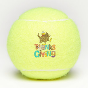 Tennis Turkey Thanksgiving funny cartoon Balls