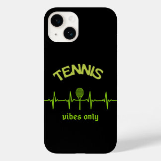 Tennis vibes only phone case design