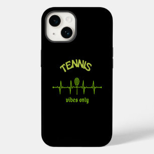 Tennis vibes only phone case design