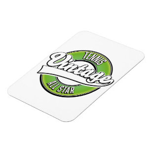 Tennis Vintage All star logo Magnet