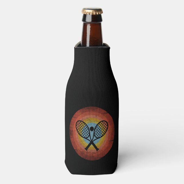 TENNIS VINTAGE BOTTLE COOLER (Bottle Front)