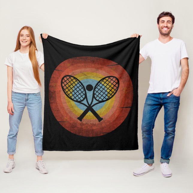 TENNIS VINTAGE FLEECE BLANKET (In Situ)