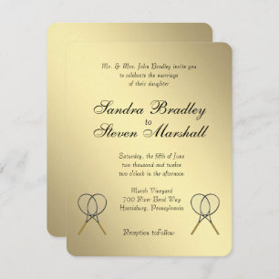 Tennis Wedding Invitations