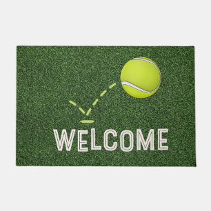 Tennis Welcome Home for Tennis Player Doormat