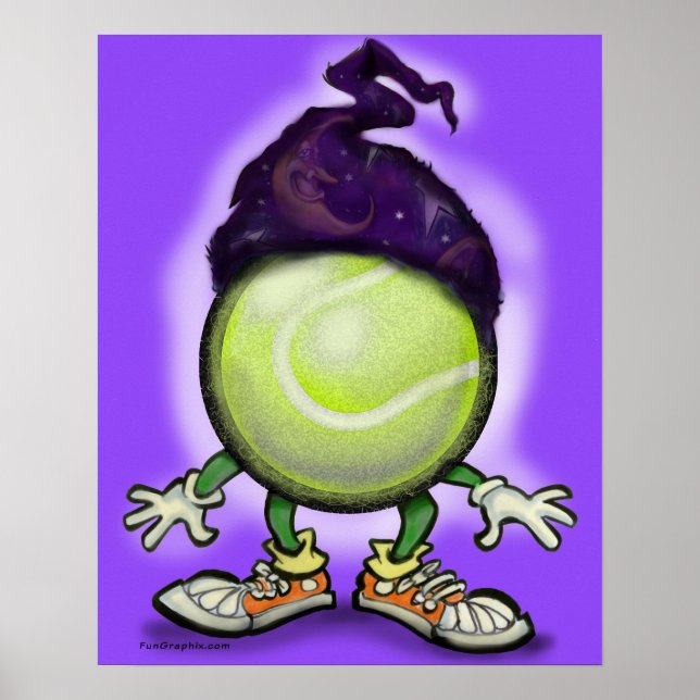 Tennis Wizard Poster (Front)
