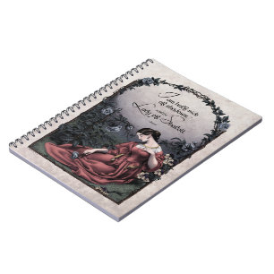 Tennyson "Lady of Shalott" Victorian Art Notebook