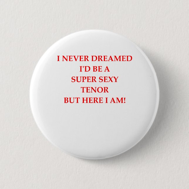 TENOR 6 CM ROUND BADGE (Front)