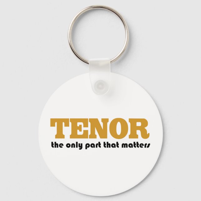 Tenor Attitude Key Ring (Front)