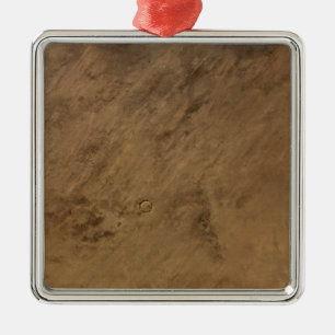 Tenoumer Crater in Mauritania Metal Tree Decoration