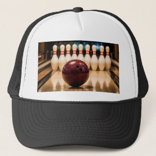 Tenpin Bowling Strike. Trucker Hat