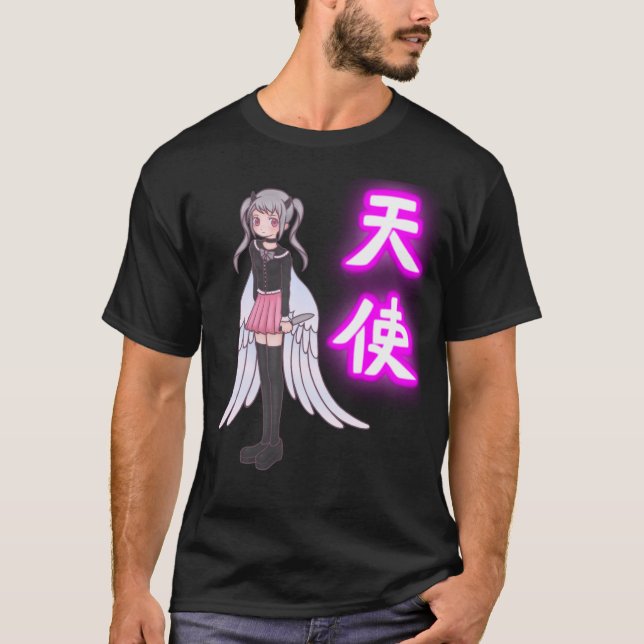 TENSHI Angel Anime Jiraikei T-Shirt (Front)