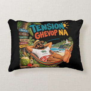 Tension Ghevop Na — Life's Better in Goa Decorative Cushion
