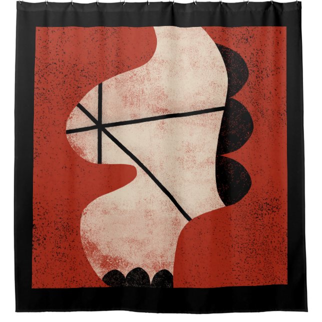 Tension Shower Curtain (Front)