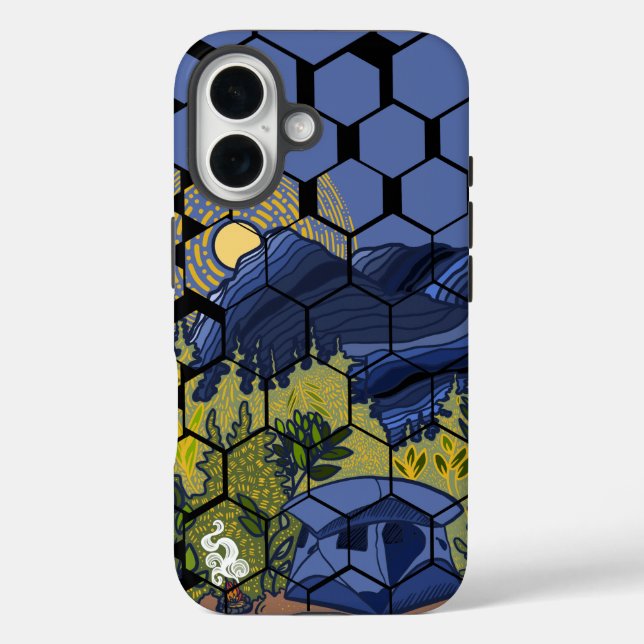 Tent Camping iPhone case (Back)