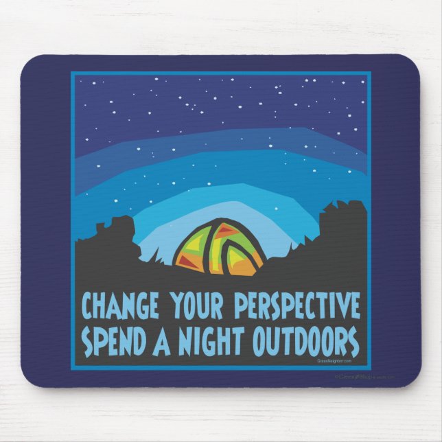 Tent Camping Mouse Pad (Front)