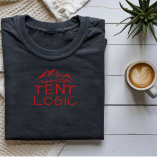Tent Logic Funny Camper Mountain T-Shirt