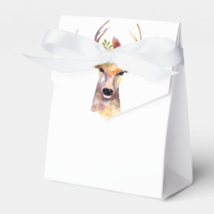 Tent Paper Favour Box boho deer Buck Head Browning