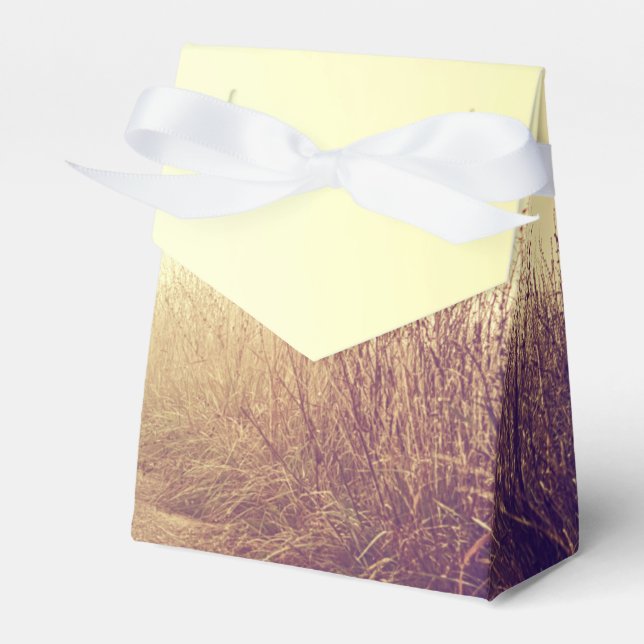 Tent Paper Favour Box Sunrise Pathway Walkway Path (Front Side)