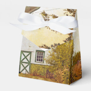 Tent Paper Favour Box Sunset Barn Country Rustic F