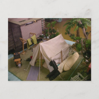 tent postcard