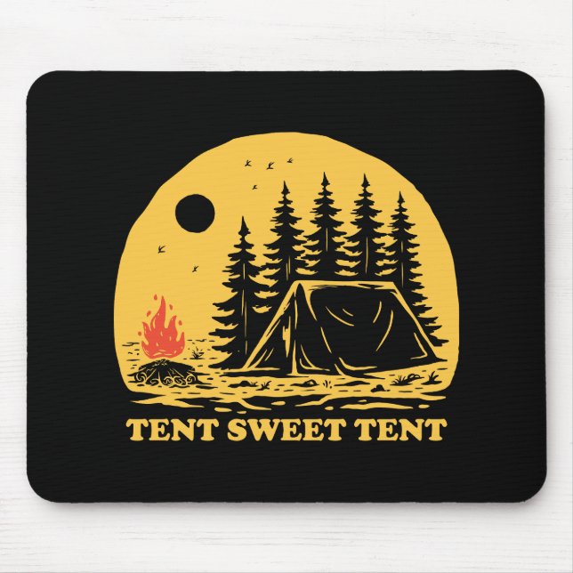 Tent Sweet Tent Mouse Pad (Front)