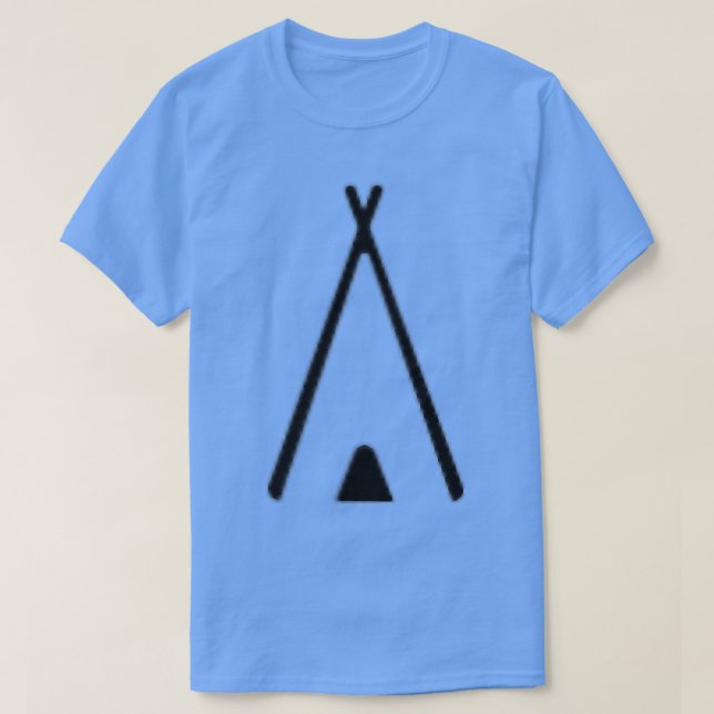 Tent Tipi T-Shirt (Design Front)