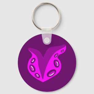 Tentacle Heart Key Ring