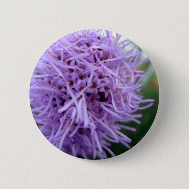 Tentacle Spider Violet Flower 6 Cm Round Badge (Front)