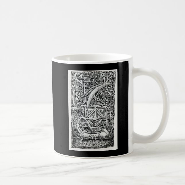 Tentacle Tank by Brian Benson Coffee Mug (Right)