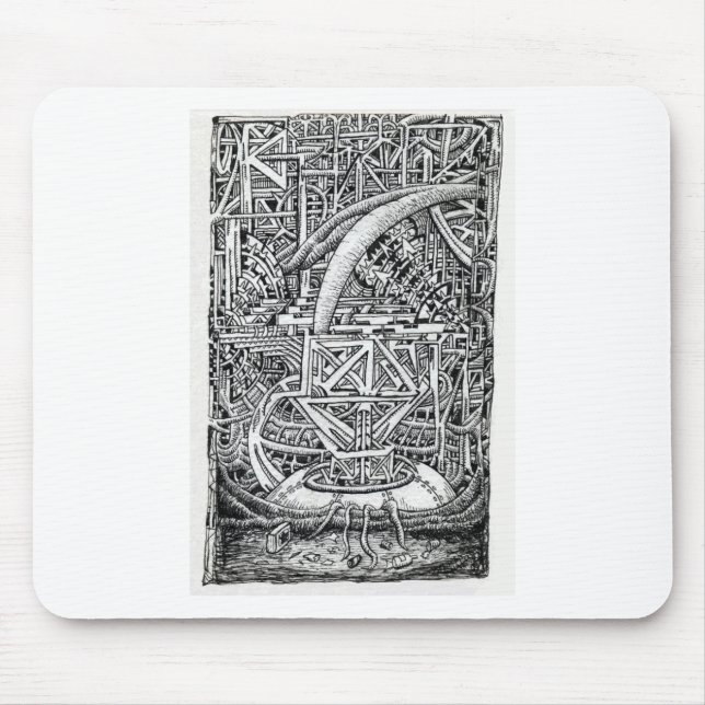 Tentacle Tank by Brian Benson Mouse Pad (Front)