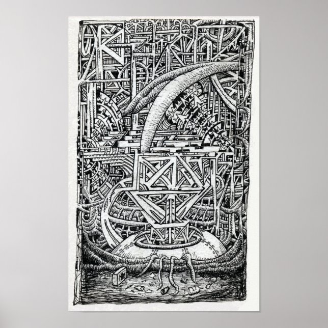 Tentacle Tank by Brian Benson Poster (Front)