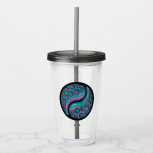 Tentacle Yin Yang Acrylic Tumbler