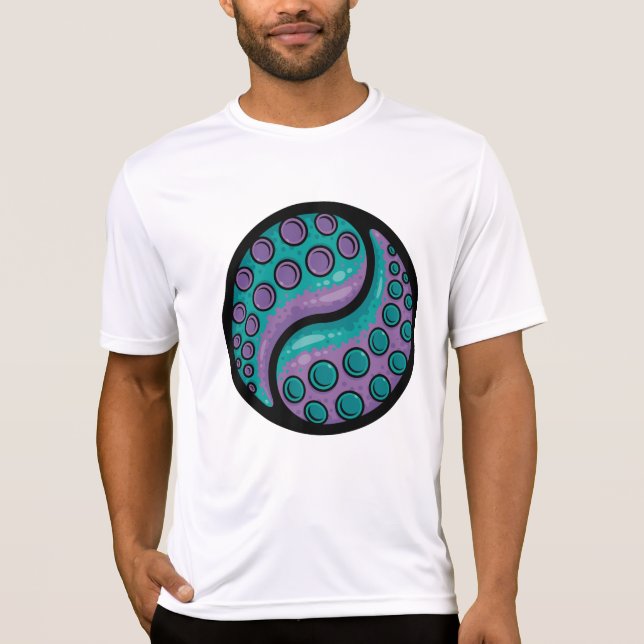 Tentacle Yin Yang T-Shirt (Front)
