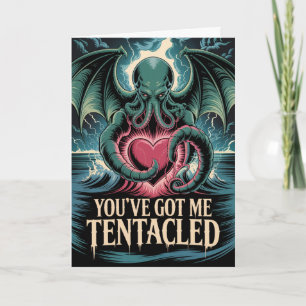 Tentacled Valentines Card Cthulhu Eldritch Lovecra