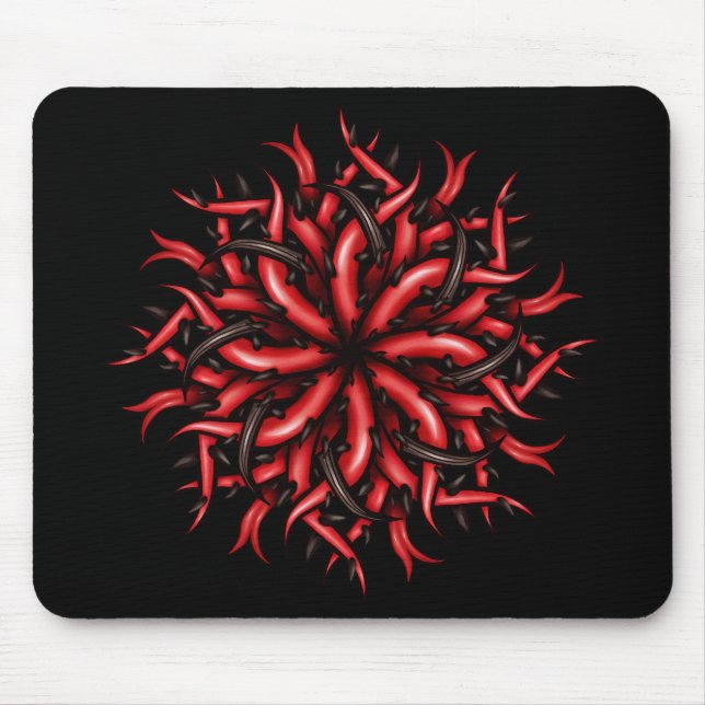 Tentacles Gothic Creepy Horror Mouse Pad (Front)