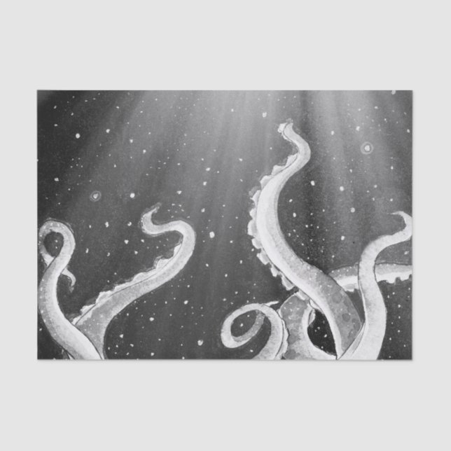 Tentacles Moon Rays Tissue Paper (Front)