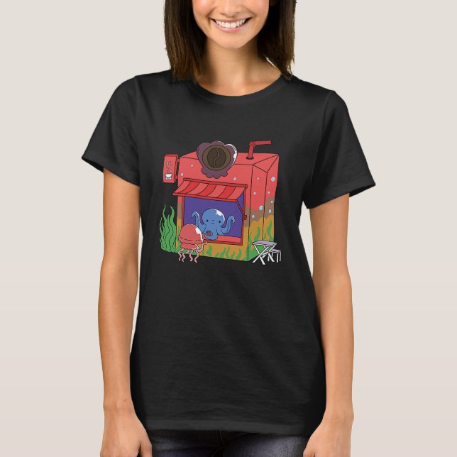 tentacles octopus  jellyfish T-Shirt (Front)