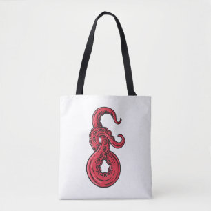 tentacles tote bag
