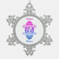 Tenth 10th wedding anniversary TIN ALUMINUM