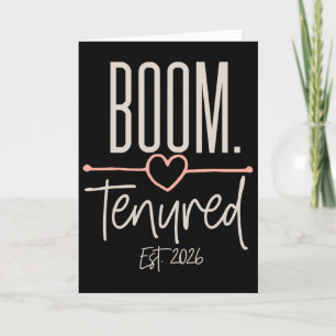 Tenured Women Professor Teacher With Tenure 2026 P Card