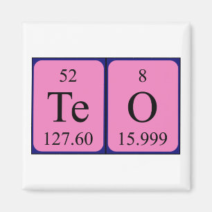 Teo periodic table name magnet