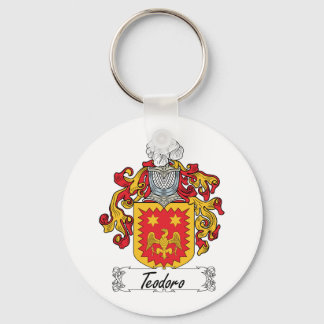 Teodoro Family Crest Key Ring