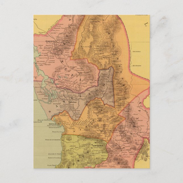 Tepic, Nayarit Postcard (Front)