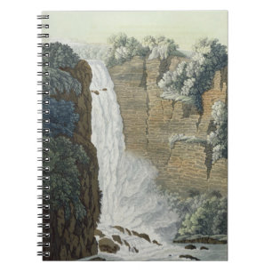 Tequendama Waterfall on the Bogota river, Colombia Spiral Notebook