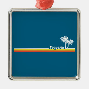 Tequesta Florida Metal Tree Decoration