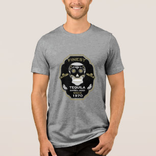 Tequila Birthday Over The Hill Tri-Blend Shirt