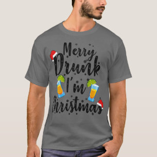 Tequila Christmas Merry Drunk Im Christmas T-Shirt