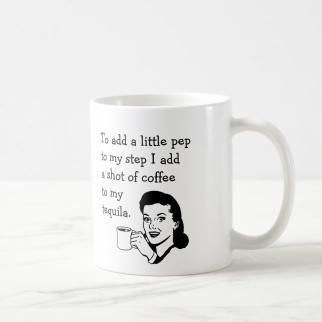 Tequila Coffee Pep Mug (Right)