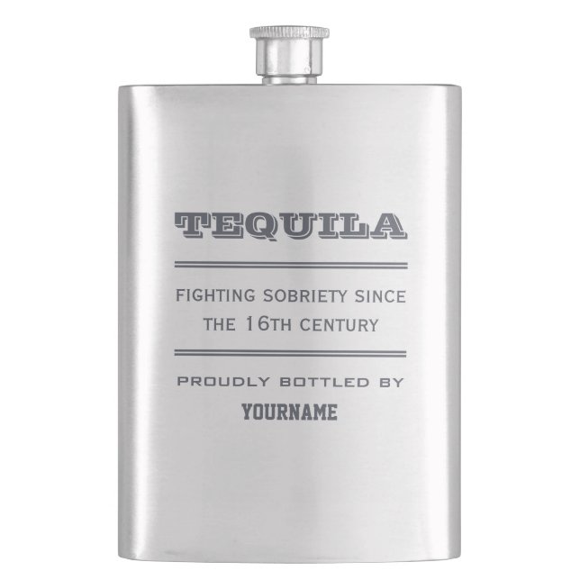 TEQUILA custom premium flask (Front)