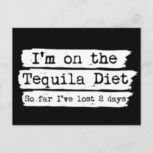Tequila Diet Postcard